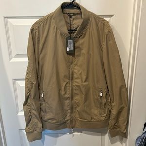 Men’s All Saints Tan/Dusty Taupe - Large - Lightweight Bomber Jacket - BRAND NEW